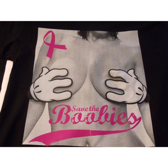breast cancer awareness, shirt Save the boobies , Wear Pink T-shirt Walk for Oct - Picture 1 of 4